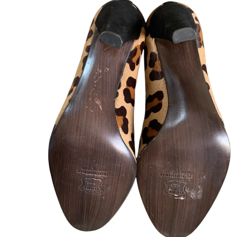 Stuart Weitzman heels leopard measurements